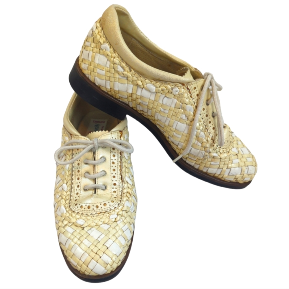 Aerogreen summer golf shoes, woven, styled in Italy, women's sz 7 1/2
